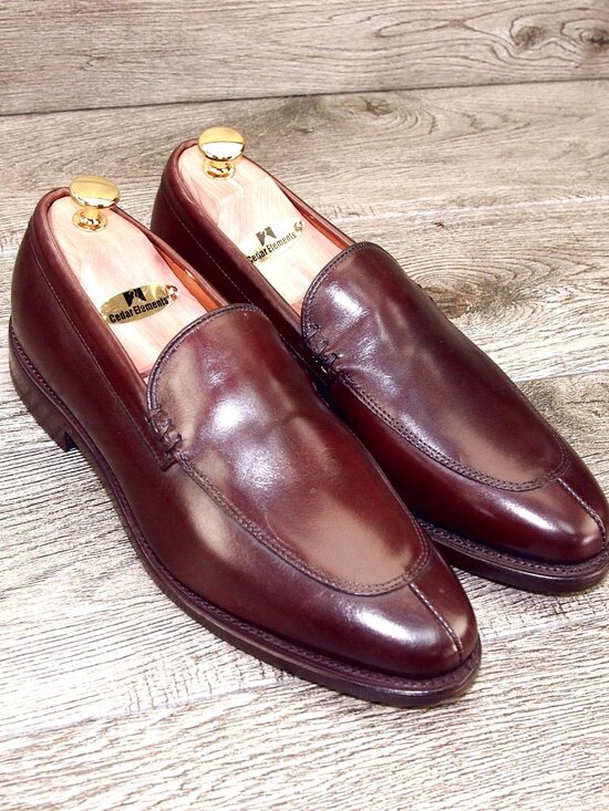 * NIB * $395 Allen Edmonds STEEN Dress Loafer 7 D Dark Chili * add $15 new Trees main image 11